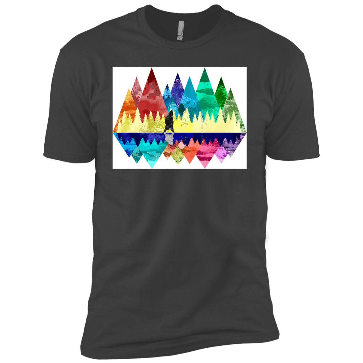 T-Shirts Heavy Metal / X-Small Bear Color Forest Men's Premium T-Shirt