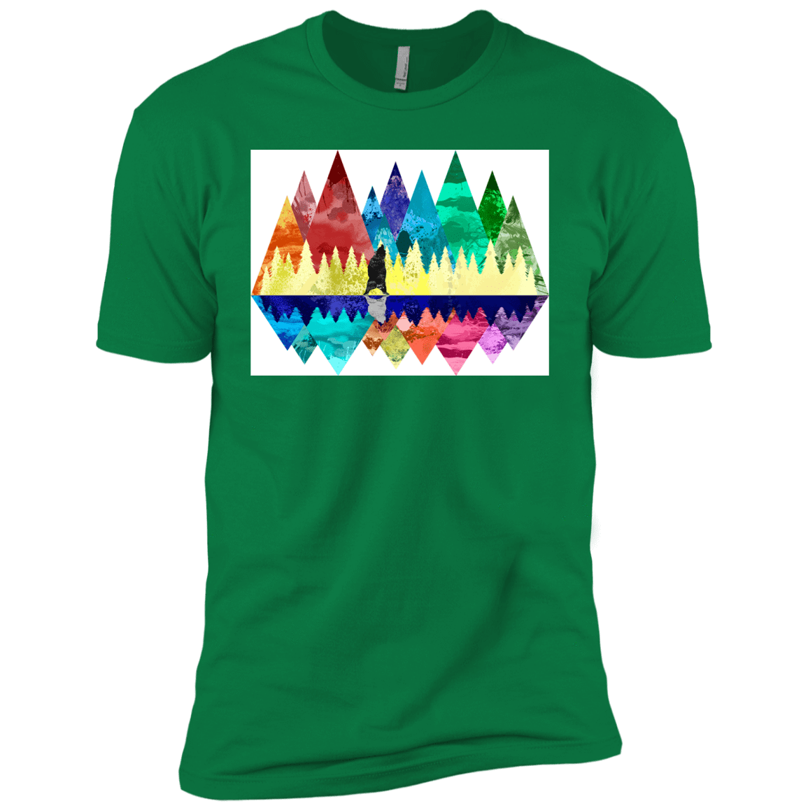 T-Shirts Kelly Green / X-Small Bear Color Forest Men's Premium T-Shirt