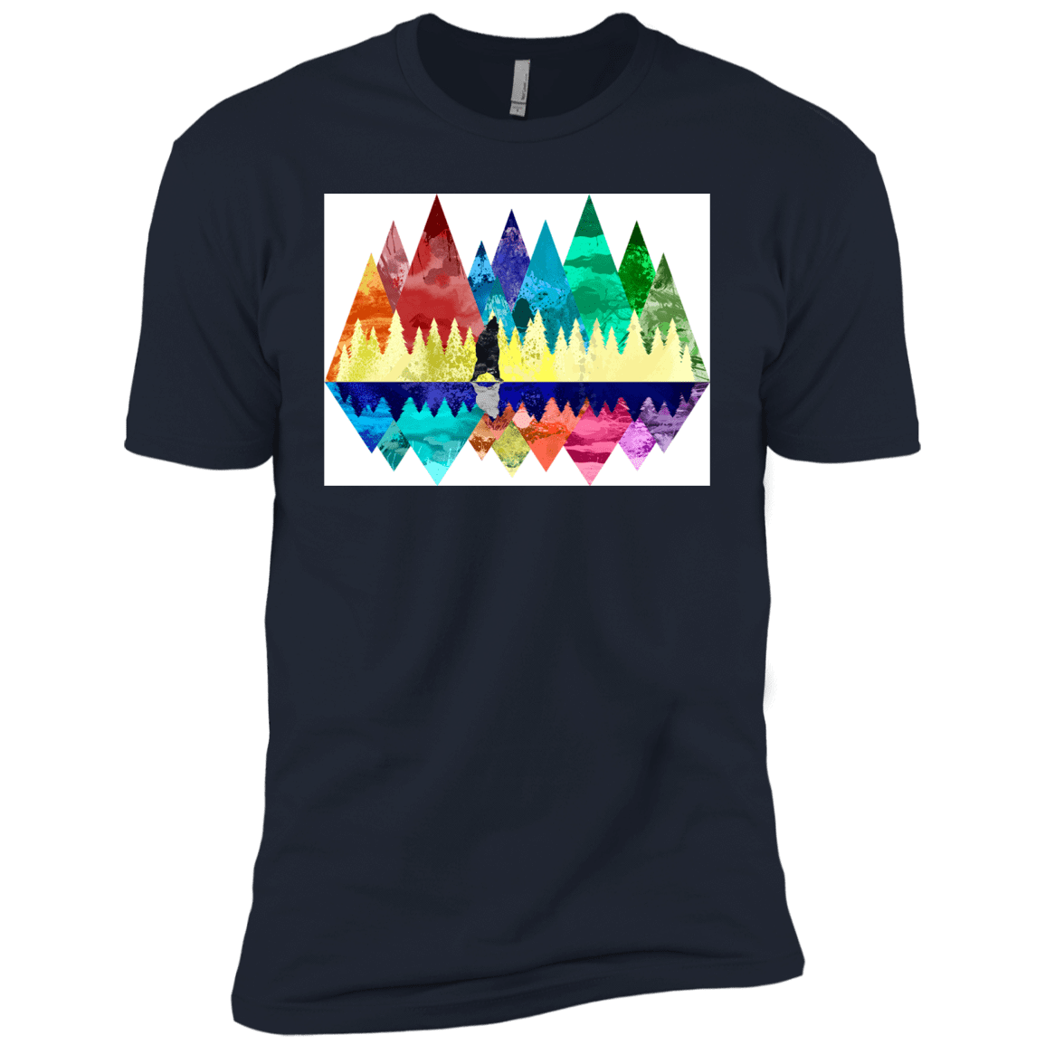 T-Shirts Midnight Navy / X-Small Bear Color Forest Men's Premium T-Shirt