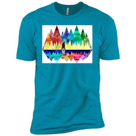 T-Shirts Turquoise / X-Small Bear Color Forest Men's Premium T-Shirt