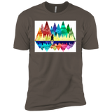 T-Shirts Warm Grey / X-Small Bear Color Forest Men's Premium T-Shirt