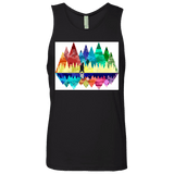 T-Shirts Black / S Bear Color Forest Men's Premium Tank Top