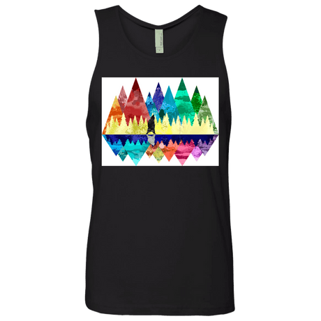 T-Shirts Black / S Bear Color Forest Men's Premium Tank Top