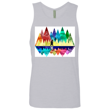 T-Shirts Heather Grey / S Bear Color Forest Men's Premium Tank Top