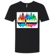 T-Shirts Black / X-Small Bear Color Forest Men's Premium V-Neck