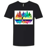 T-Shirts Black / X-Small Bear Color Forest Men's Premium V-Neck