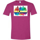 T-Shirts Antique Heliconia / S Bear Color Forest Men's Semi-Fitted Softstyle