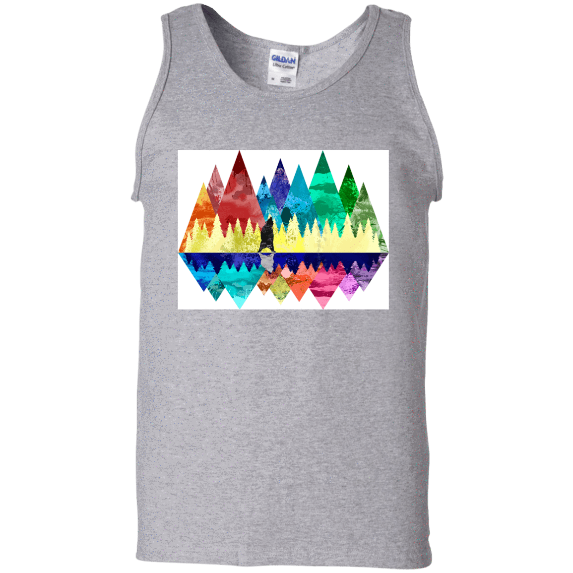 T-Shirts Sport Grey / S Bear Color Forest Men's Tank Top