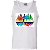 T-Shirts White / S Bear Color Forest Men's Tank Top