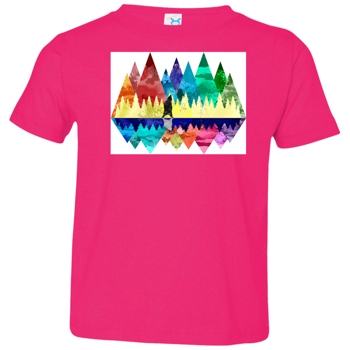 T-Shirts Hot Pink / 2T Bear Color Forest Toddler Premium T-Shirt