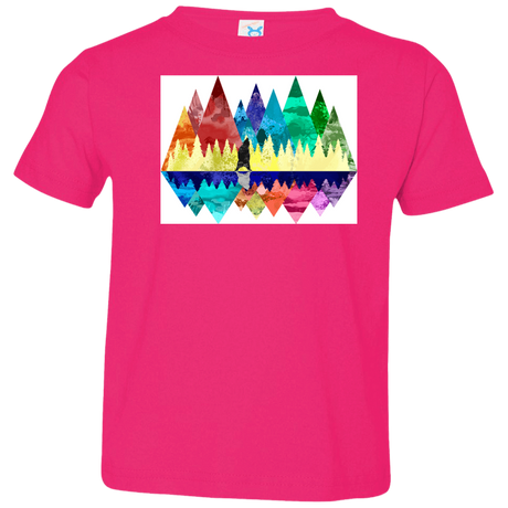 T-Shirts Hot Pink / 2T Bear Color Forest Toddler Premium T-Shirt