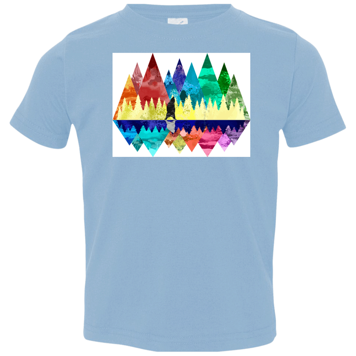 T-Shirts Light Blue / 2T Bear Color Forest Toddler Premium T-Shirt