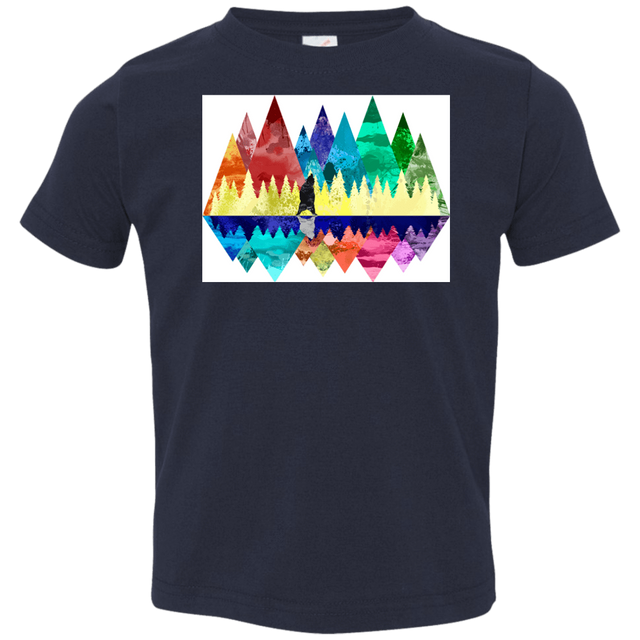 T-Shirts Navy / 2T Bear Color Forest Toddler Premium T-Shirt