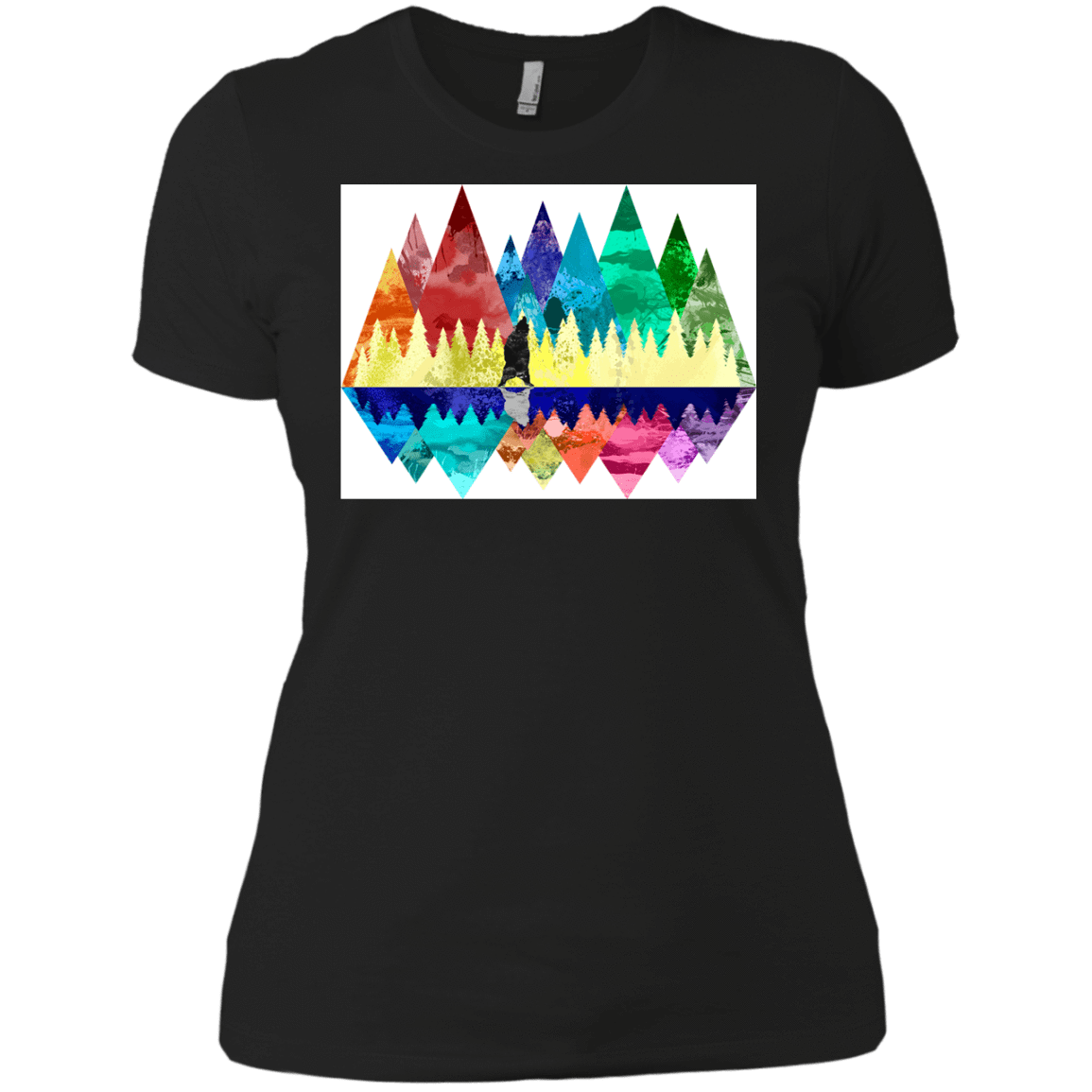 T-Shirts Black / X-Small Bear Color Forest Women's Premium T-Shirt