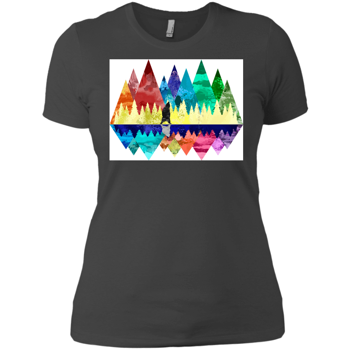 T-Shirts Heavy Metal / X-Small Bear Color Forest Women's Premium T-Shirt