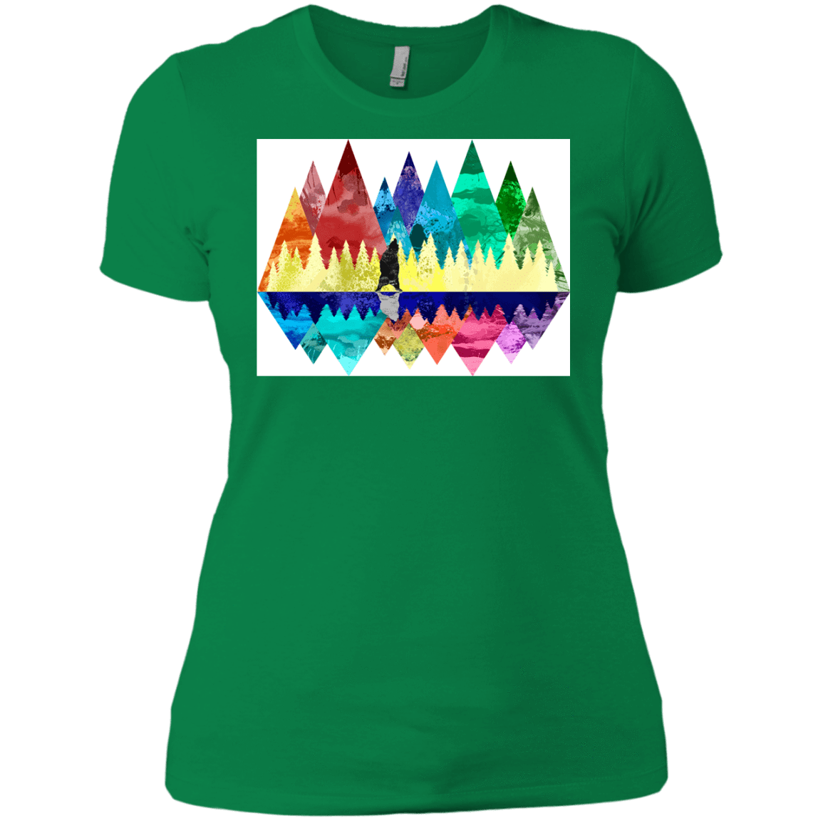 T-Shirts Kelly Green / X-Small Bear Color Forest Women's Premium T-Shirt