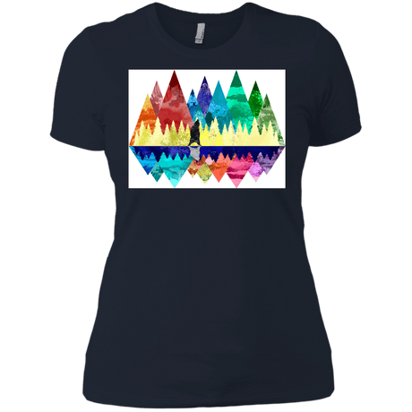 T-Shirts Midnight Navy / X-Small Bear Color Forest Women's Premium T-Shirt
