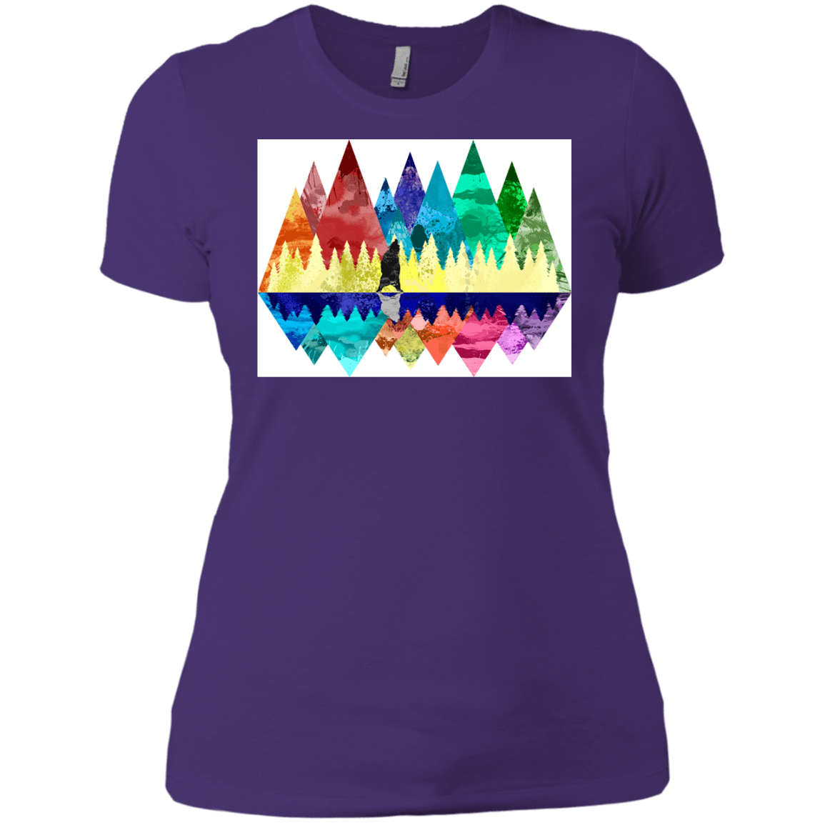 T-Shirts Purple Rush/ / X-Small Bear Color Forest Women's Premium T-Shirt