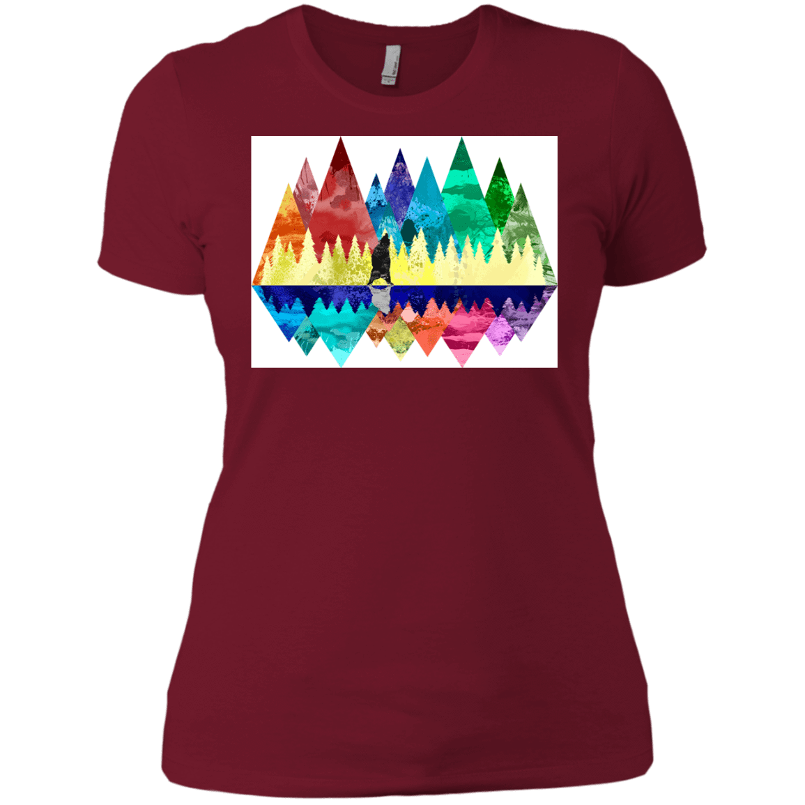 T-Shirts Scarlet / X-Small Bear Color Forest Women's Premium T-Shirt