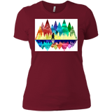 T-Shirts Scarlet / X-Small Bear Color Forest Women's Premium T-Shirt