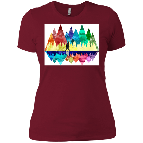 T-Shirts Scarlet / X-Small Bear Color Forest Women's Premium T-Shirt