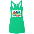 T-Shirts Envy / X-Small Bear Color Forest Women's Triblend Racerback Tank