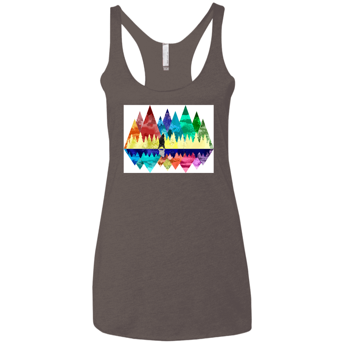T-Shirts Macchiato / X-Small Bear Color Forest Women's Triblend Racerback Tank