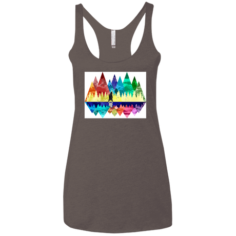 T-Shirts Macchiato / X-Small Bear Color Forest Women's Triblend Racerback Tank