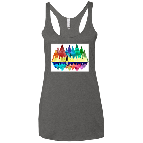 T-Shirts Premium Heather / X-Small Bear Color Forest Women's Triblend Racerback Tank