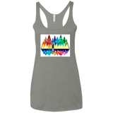 T-Shirts Venetian Grey / X-Small Bear Color Forest Women's Triblend Racerback Tank