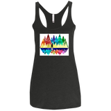 T-Shirts Vintage Black / X-Small Bear Color Forest Women's Triblend Racerback Tank
