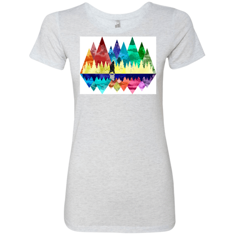 T-Shirts Heather White / S Bear Color Forest Women's Triblend T-Shirt