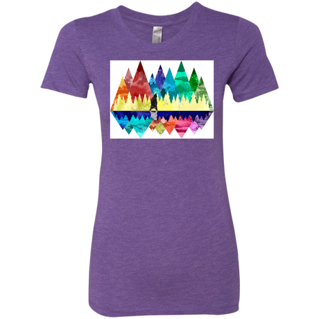 T-Shirts Purple Rush / S Bear Color Forest Women's Triblend T-Shirt