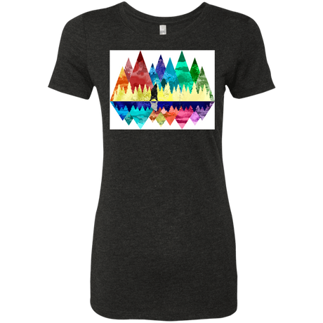 T-Shirts Vintage Black / S Bear Color Forest Women's Triblend T-Shirt