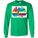 T-Shirts Irish Green / YS Bear Color Forest Youth Long Sleeve T-Shirt