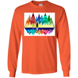 T-Shirts Orange / YS Bear Color Forest Youth Long Sleeve T-Shirt