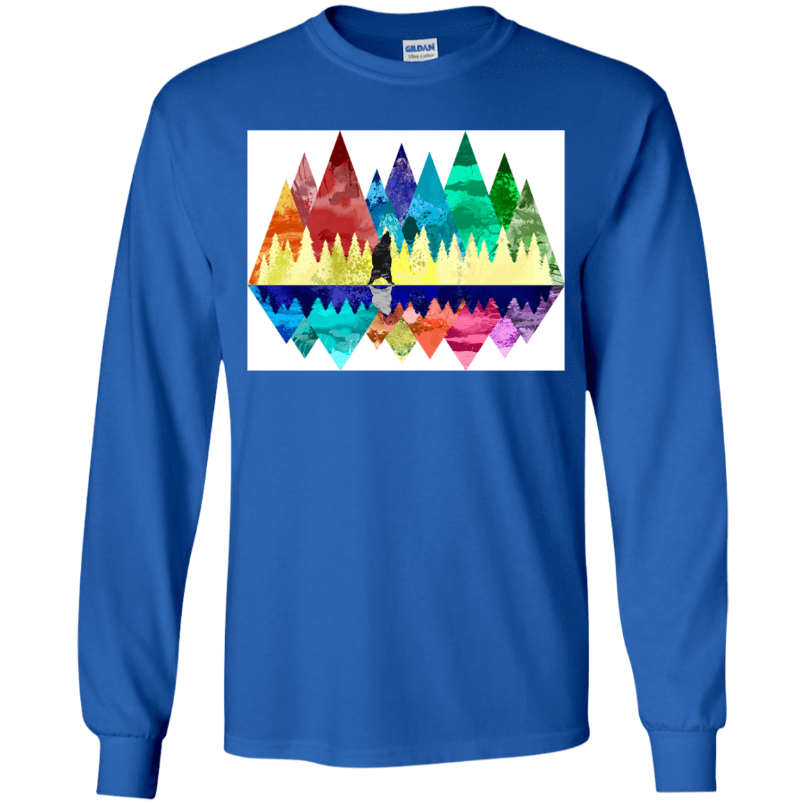 T-Shirts Royal / YS Bear Color Forest Youth Long Sleeve T-Shirt