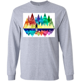T-Shirts Sport Grey / YS Bear Color Forest Youth Long Sleeve T-Shirt