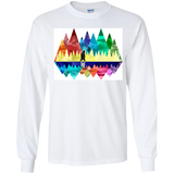 T-Shirts White / YS Bear Color Forest Youth Long Sleeve T-Shirt