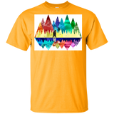 T-Shirts Gold / YXS Bear Color Forest Youth T-Shirt