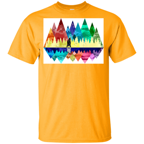 T-Shirts Gold / YXS Bear Color Forest Youth T-Shirt