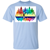 T-Shirts Light Blue / YXS Bear Color Forest Youth T-Shirt