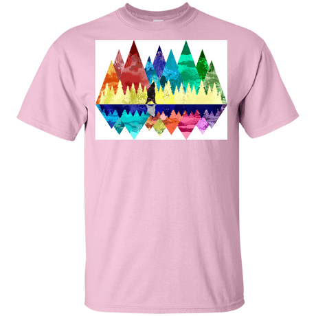T-Shirts Light Pink / YXS Bear Color Forest Youth T-Shirt