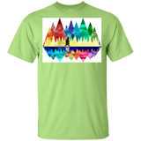 T-Shirts Mint Green / YXS Bear Color Forest Youth T-Shirt