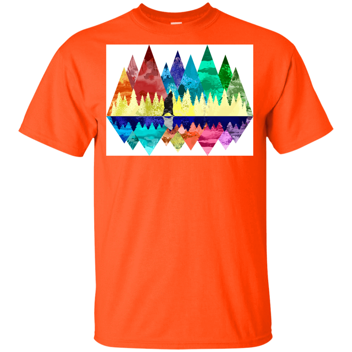 T-Shirts Orange / YXS Bear Color Forest Youth T-Shirt