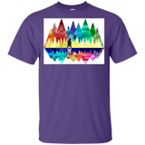 T-Shirts Purple / YXS Bear Color Forest Youth T-Shirt