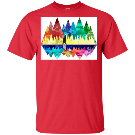 T-Shirts Red / YXS Bear Color Forest Youth T-Shirt