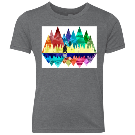 T-Shirts Premium Heather / YXS Bear Color Forest Youth Triblend T-Shirt