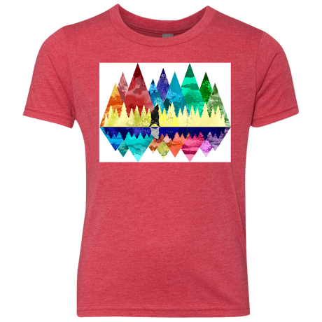 T-Shirts Vintage Red / YXS Bear Color Forest Youth Triblend T-Shirt