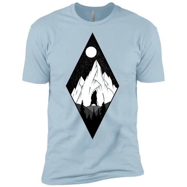 T-Shirts Light Blue / YXS Bear Diamond Boys Premium T-Shirt